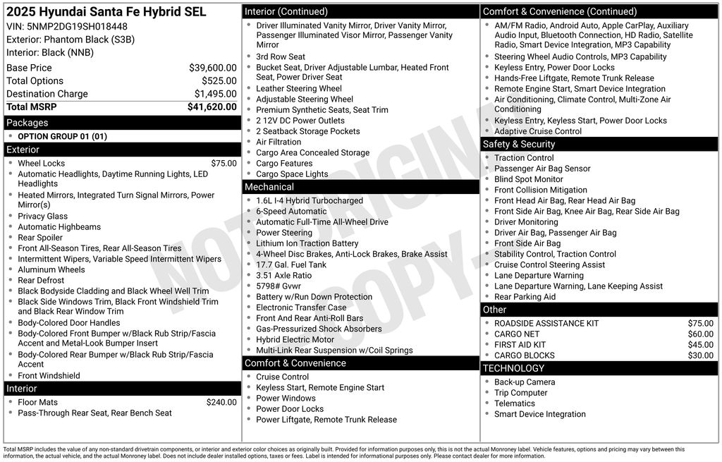 hyundai santa fe 2025 5NMP2DG19SH018448 image hyundai santa fe 2025 5NMP2DG19SH018448 image